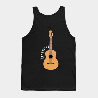 City of Music Nashville Tennessee guitar home of country music USA city break Tank Top